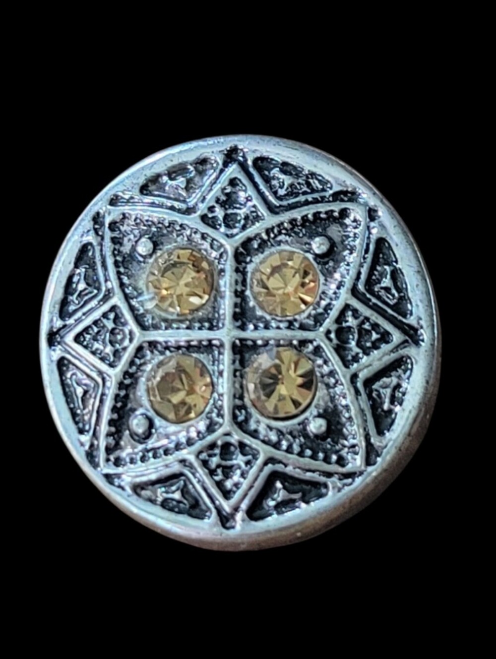 Star Snap Tan crystals #2603